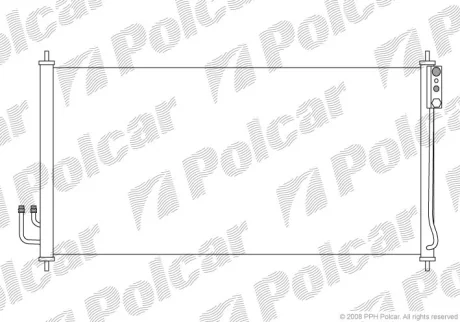 Радіатори кондиціонера | Nissan Murano, 03- Polcar 2748K8C1