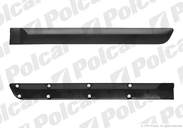 Накладка дверей задньої лівої RENAULT Logan 04-13; DACIA Logan 04-12 Polcar 28000042 (фото 1)