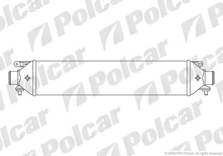 Інтеркулер Fiat Doblo 16D/20D 10- Polcar 3024J8-3