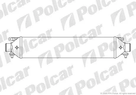 Інтеркулер Fiat Doblo 1.6D/2.0D 10- Polcar 3024J8-3
