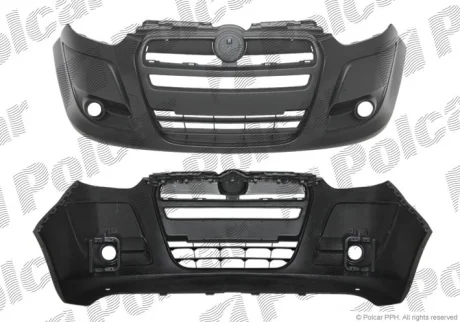 Бампер передній | DOBLO 01.10- Polcar 3042071