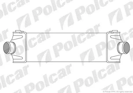 Інтеркулер Ford Tranzit 24Tdci 06- Polcar 3248J8-1