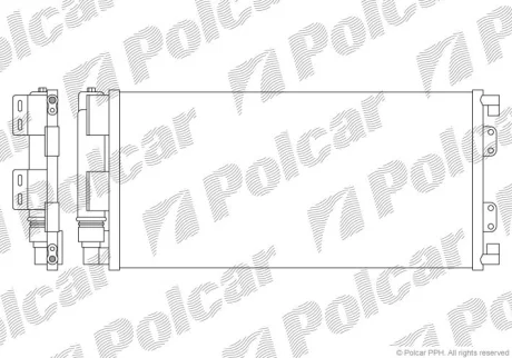 Радіатори кондиціонера | L.ROVER FREELANDER Polcar 4310K8C2