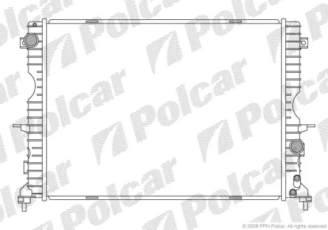 Радіатор охолодження | DISCOVERY Polcar 4322081