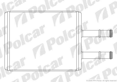 Радиатор печки салона Polcar 4516N81