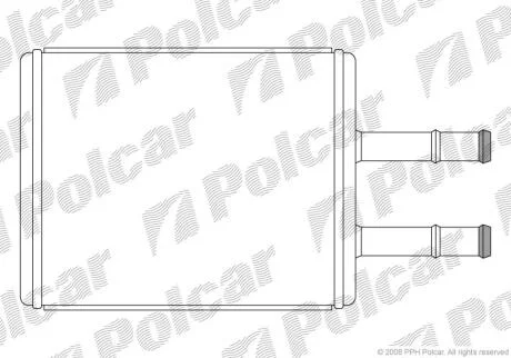 Радиатор печки салона Polcar 4516N81