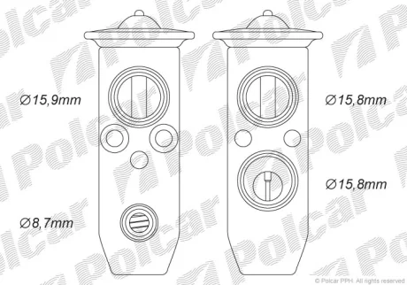 Стопорний клапан | MAZDA 3/5 Polcar 4541KZ1