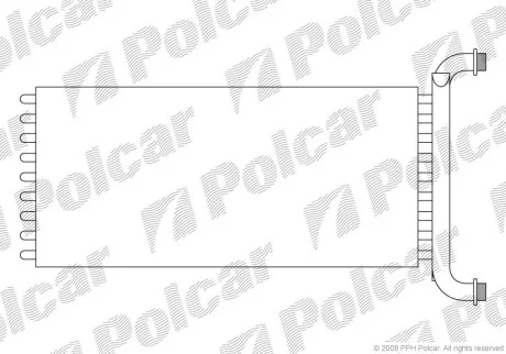 Радіатор пічки Polcar 5065N81X