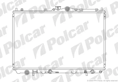 Радіатор охолодження | CARISMA (DA_), 05.95 Polcar 5210082
