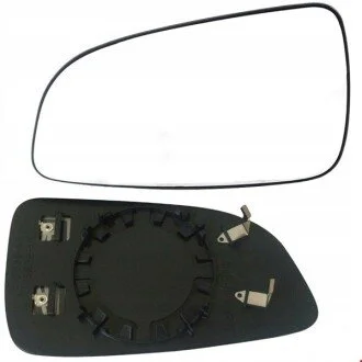 Скло дзеркала зовн лів з обігрівом Opel Astra H 04- (асферичне) Polcar 5509545M