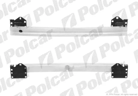 Підсилювач бампера | 308, 09.07-04.11 Polcar 5712074