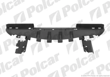 Захист бампера нижній | RENAULT MEGANE II Polcar 6012345