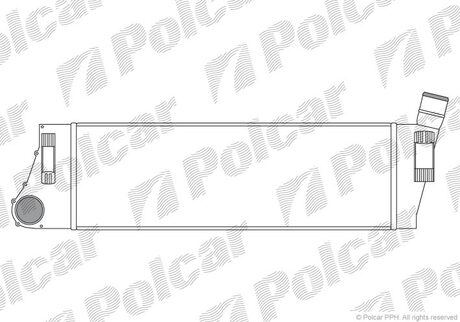 Інтеркулер Renault Grand Scenic, Megane 15D/19D/20 0902- Polcar 6012J8-1