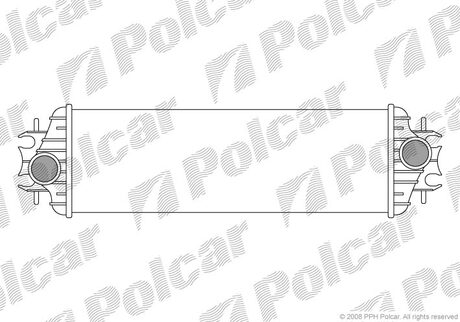 Інтеркулер Nissan/Opel/Renault Primastar/Vivaro/Trafic 1,9-2,5D 2001- Polcar 6026J8-1 (фото 1)