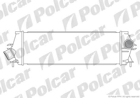 Інтеркулер Renault Trafic 2.0/2.5 DCI 06- Polcar 6027J8-1 (фото 1)