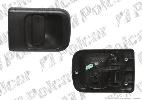 Ручка дверей заднправа Renault Master/Opel Movano 00- Polcar 6041Z-44