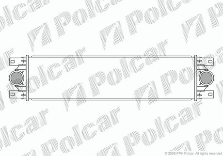 Інтеркулер Renault Master/Opel Movano II 19/22/25 dCi 02- Polcar 6042J8-1