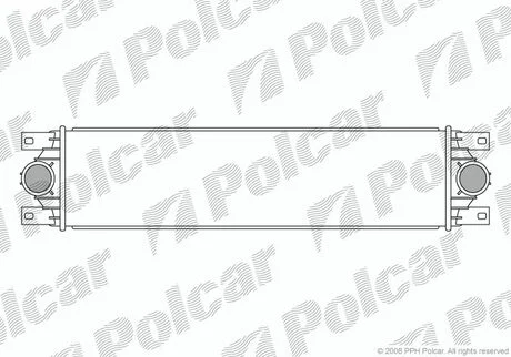 Інтеркулер Renault Master/Opel Movano II 19/22/25 dCi 02- Polcar 6042J8-1 (фото 1)