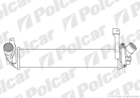 Інтеркулер Renault Kangoo 15Dci 01- Polcar 6060J8-2