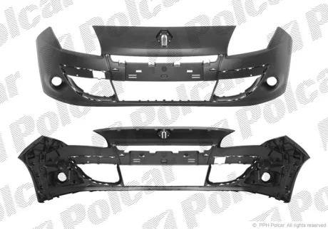 Бампер передній | SCENIC, 05.09- Polcar 6073072