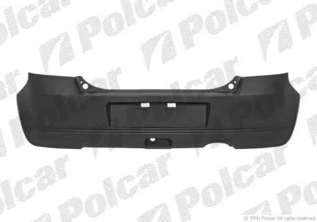 Бампер задній | SWIFT, 05-10 Polcar 742396