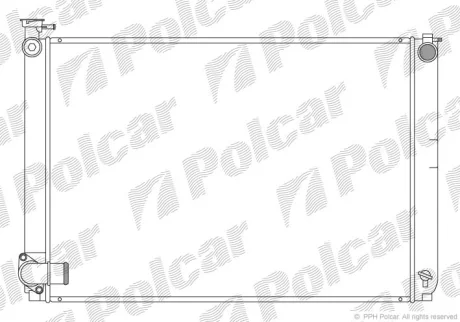 Радіатор охолодження | RX 04- Polcar 8061084