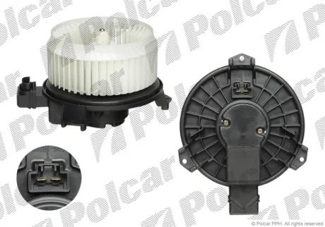 Вентилятор кабіни | T. AURIS / COROLLA / RAV4 / PRIUS / MATRIX Polcar 8148NU2
