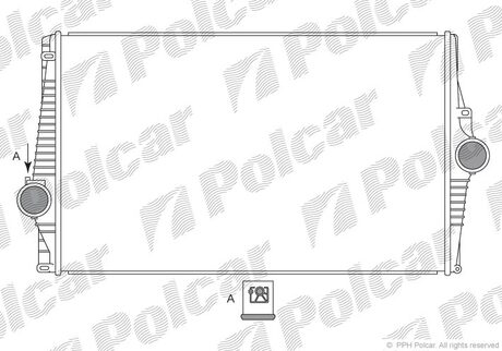Інтеркулер Volvo XC90 24D 1002-1214 Polcar 9090J8-1 (фото 1)