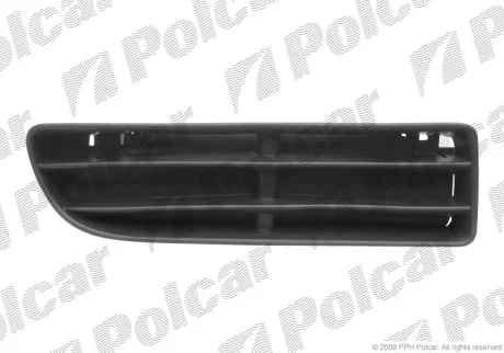 Решітка в бампері | VW BORA 11.98- Polcar 9512272
