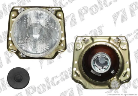 Фара основна | vw GOLF II, 83- Polcar 9534090E