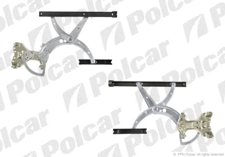 Склопідйомник електричний без електромотора | vw PASSAT (B3), 88- Polcar 9546PSG2