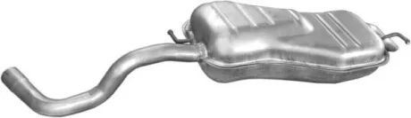 Глушник, алюм сталь, задн част Audi A3 18T 96-03 VW Beetle 18T 99-/ 20i 01- VW Golf IV 18i GT POLMOSTROW 01.103