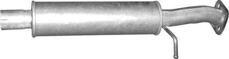 Глушитель, алюм. сталь, середн. часть Hyundai Santa Fe POLMOSTROW 10.11 (фото 1)