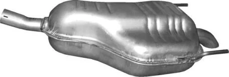 Глушник Opel Astra H 18i 16V 03/04- Алюмінізована сталь POLMOSTROW 17.307