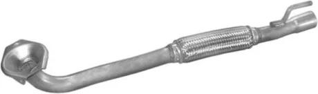 Глушник, алюм сталь, передн част VW Passat 16 TD 08/88-09/93 POLMOSTROW 30.380