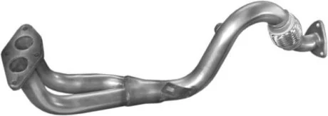 Глушник, алюм сталь, передн част VW Golf III 16i 94-97; 16i Variant 94-95; Vento 16i 94-98 (30 POLMOSTROW 30.454