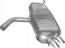 Глушник алюм сталь, задн частина VW Golf V/ Golf V Plus 19 TDi POLMOSTROW 30615 (фото 1)
