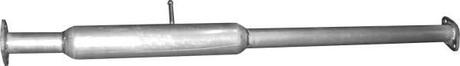 Алюм глушник. сталь, середн. частина Kia Sportage 2.0 CWT 07/10- / Hyundai IX35 POLMOSTROW 47.65 (фото 1)