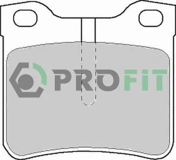 Колодки гальмівні дискові PROFIT 50001044C