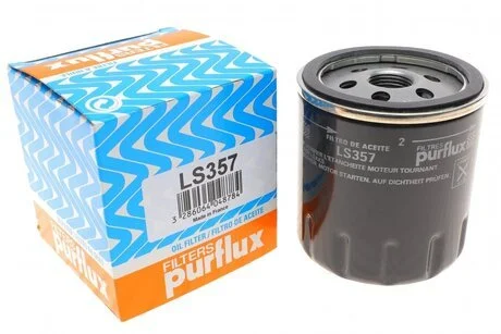 Фільтр олії Transit 06-/Focus 05-/Mondeo 01- (бензин) Purflux LS357