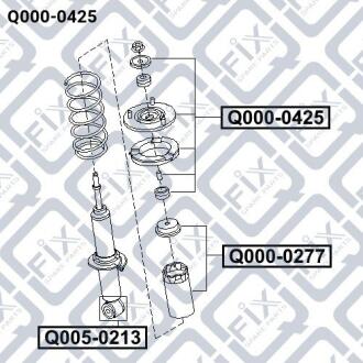 Опора амортизатора Q-fix Q0000425