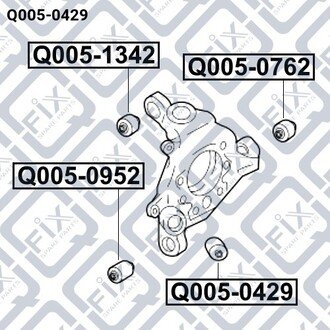 Сайлентблок Q-fix Q0050429
