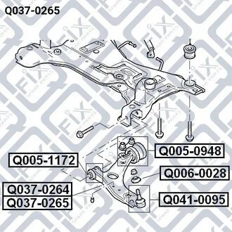 Важіль передній правий Q-fix Q0370265