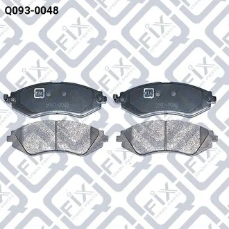 Комплект перед гальм колодок Q-fix Q0930048