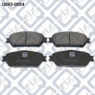 КОЛОДКИ ГАЛЬМІВНІ ПЕРЕДНІ Q-fix Q0930054