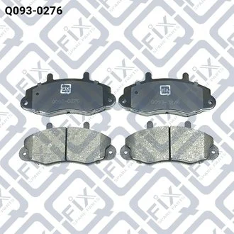Фото 1 - колодки тормозные передние Q-fix Q0930276 Колодки тормозные передние Q-fix Q0930276 (фото 1)