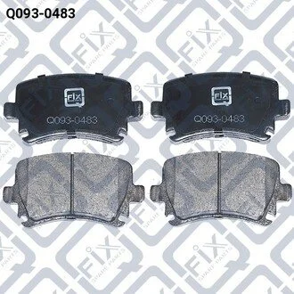 Колодки дискового гальма Q-fix Q0930483