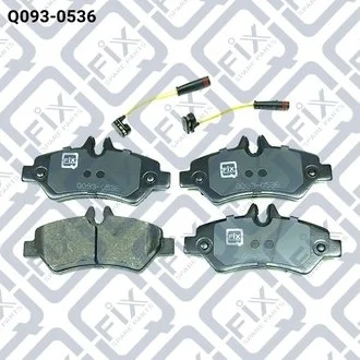 Колодки гальмівні задні. Q-fix Q0930536