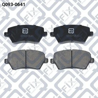 Тормозные колодки передние Q-fix Q0930641