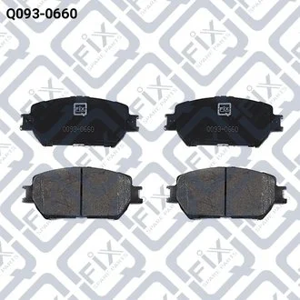 Колодки гальмівні дискові; передня вісь Q-fix Q0930660